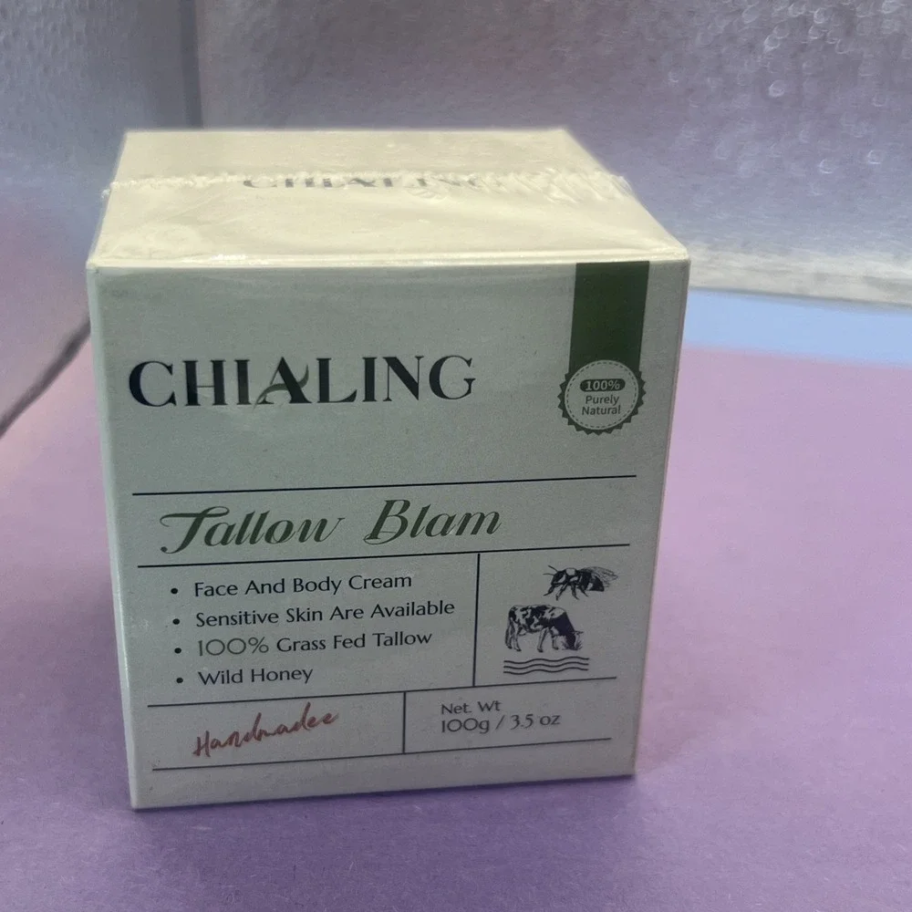 HANDMADE Tallow Balm W/ Wild Honey Face & Body Cream Exp9/27 100% Natural Ingred